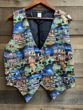Saddle River Vest Halloween Trick Or Treating RARE Vintage L/XL